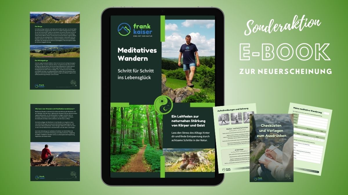 Titelbild E-Book Meditatives Wandern Sonderaktion